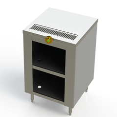 Drain Top Stainless Steel Restaurant Table | 72